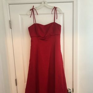 Tea length David’s bridal dress